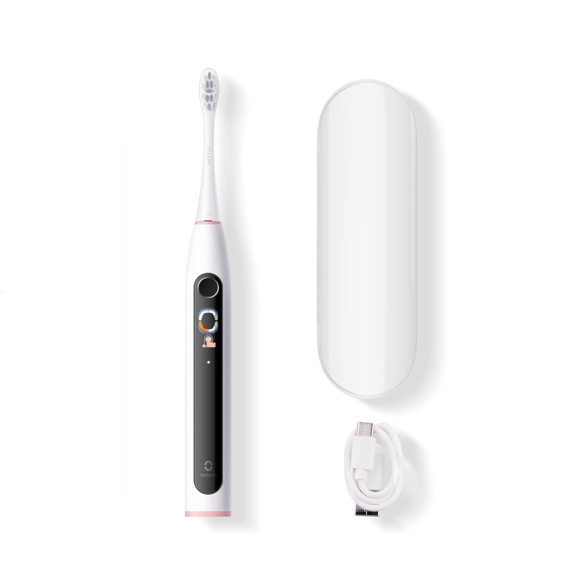 Электрическая зубная щетка Комплект Oclean X Lite Set (Серый)
