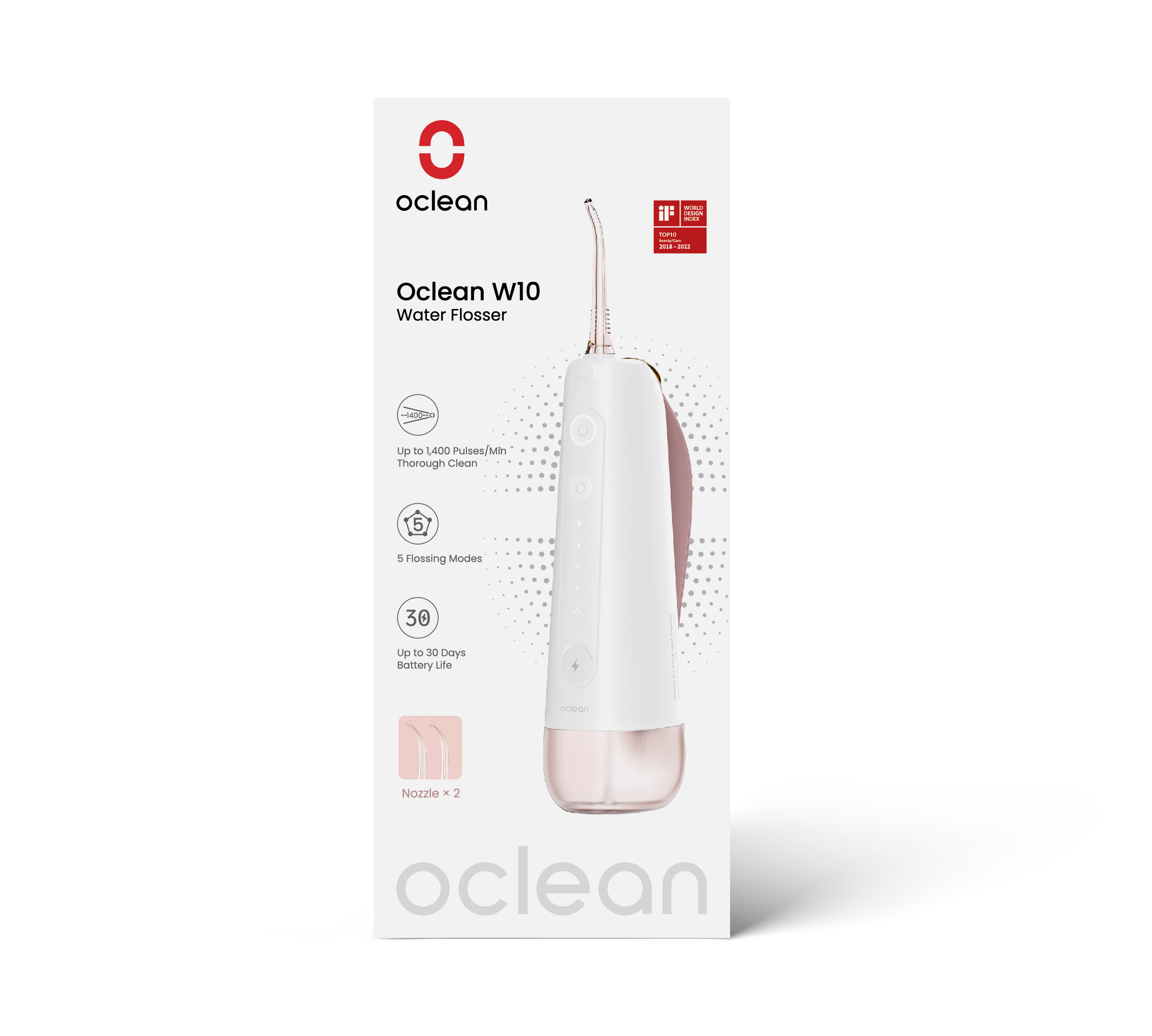 Ирригатор Oclean W10 (Розовый)